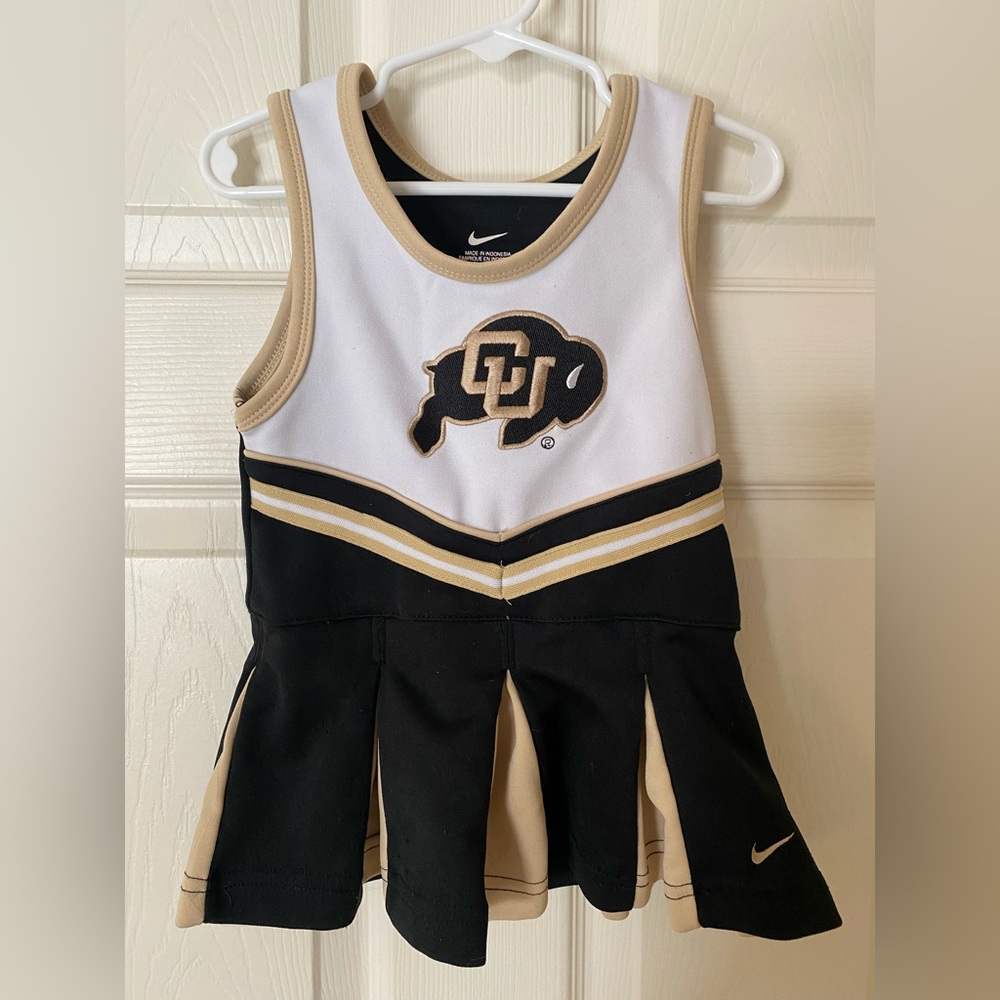 Nike Girl’s 2T Colorado Buffaloes sleeveless cheerleading dress